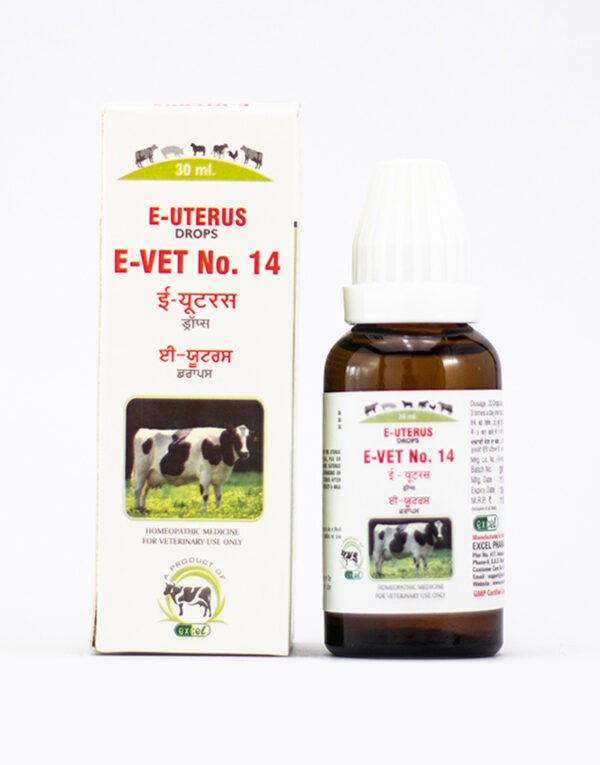 e-vet no. 14 e-uterus drops