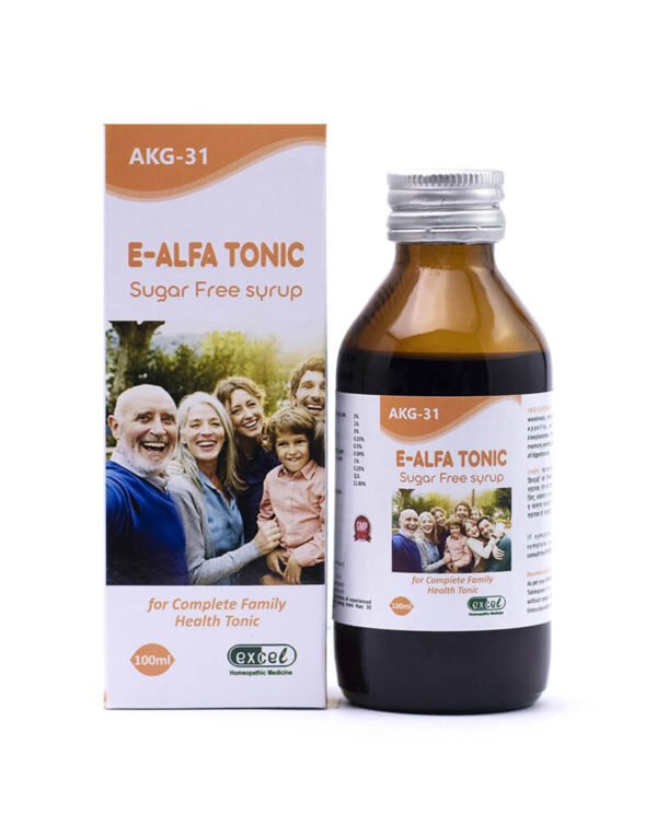 E-Alfa Tonic Sugar Free Syrup