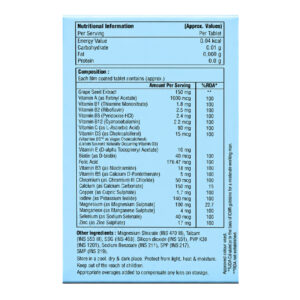 Daily Dose Vitamins & Minerals with Grape Seed Extract Tablets
