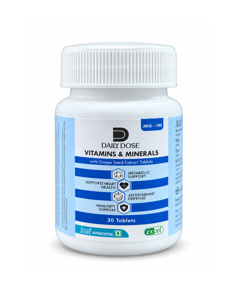 Daily Dose Vitamins & Minerals with Grape Seed Extract Tablets - Image 3
